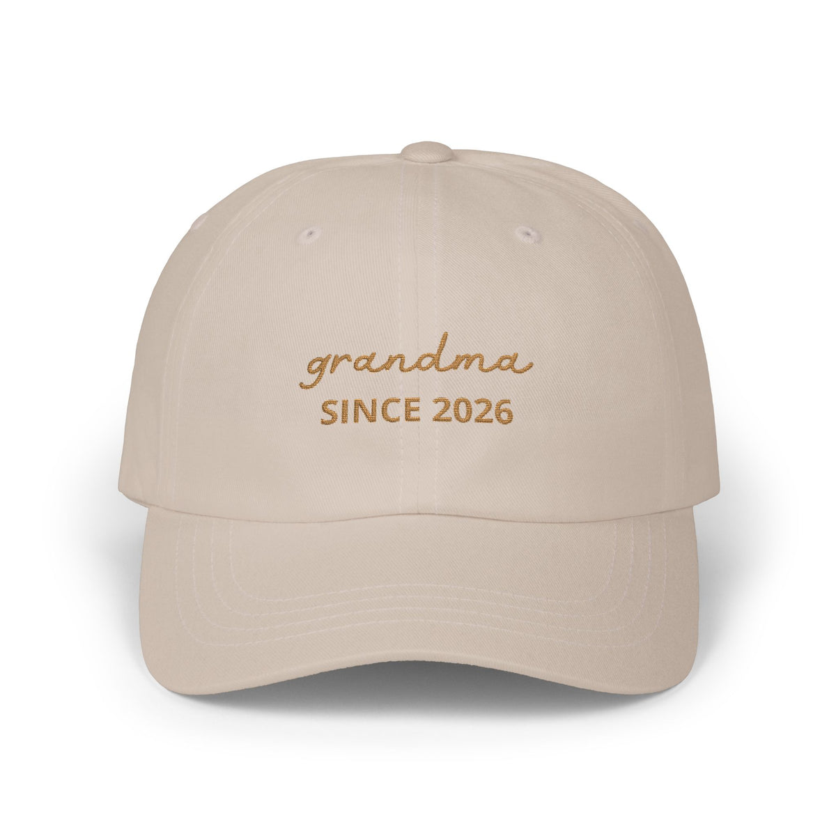 Cap Grandma Since Embroidered Date