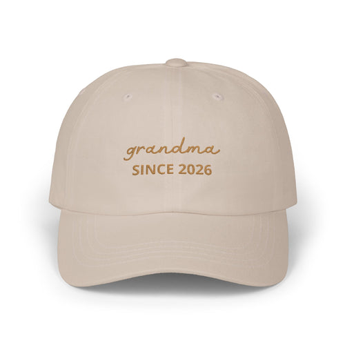 Cap Grandma Since Embroidered Date