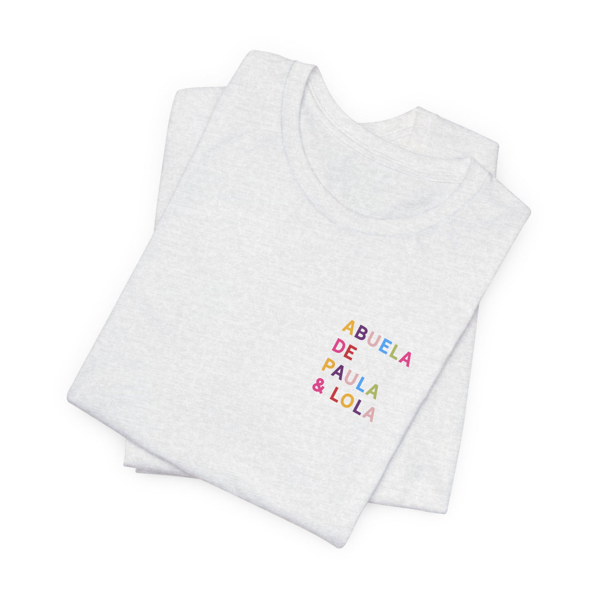Camiseta Multicolor Abuela Personalizada