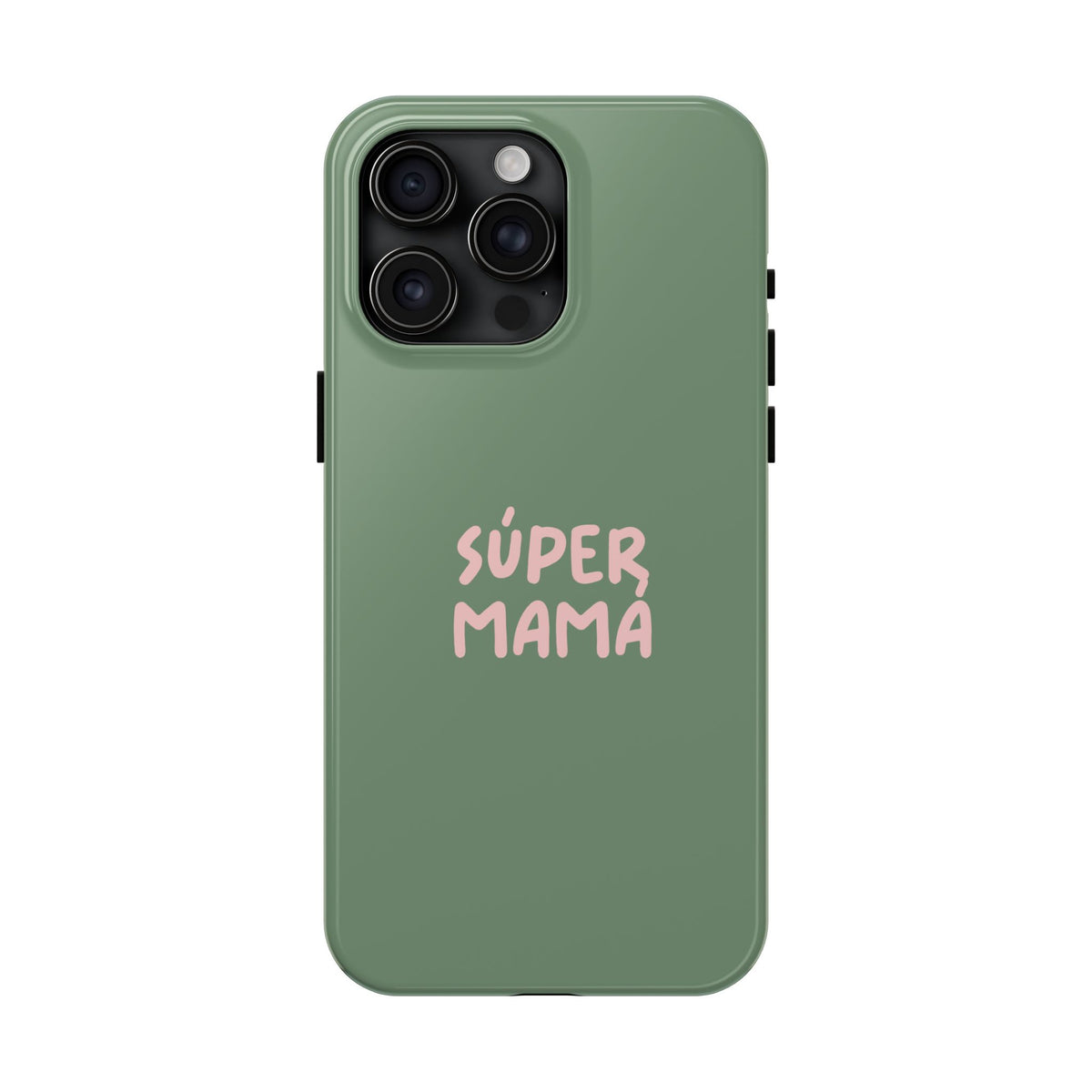 Funda para Teléfono Verde con Texto Personalizado
