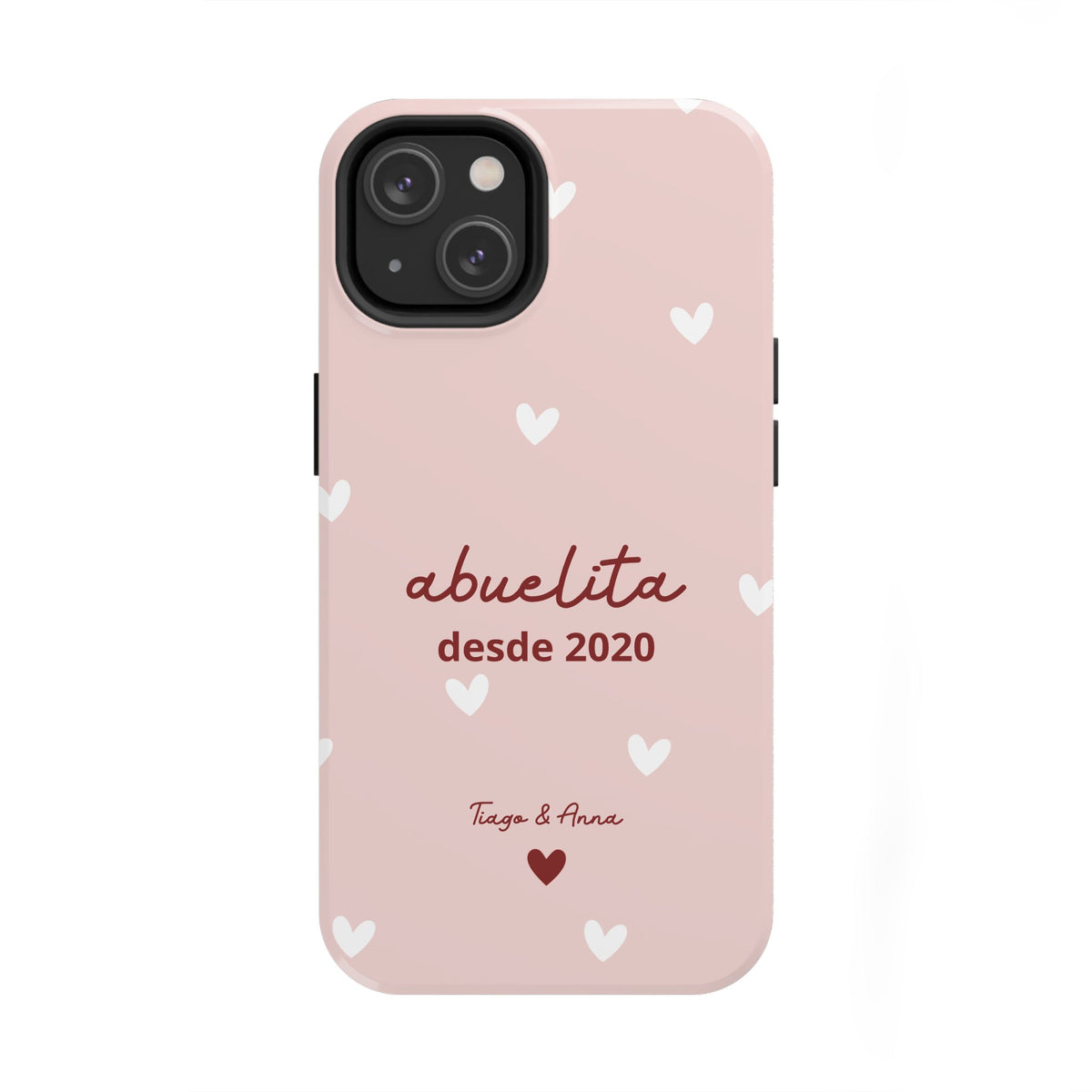 Funda Mamá o Abuelita Personalizada con Fecha y Nombres