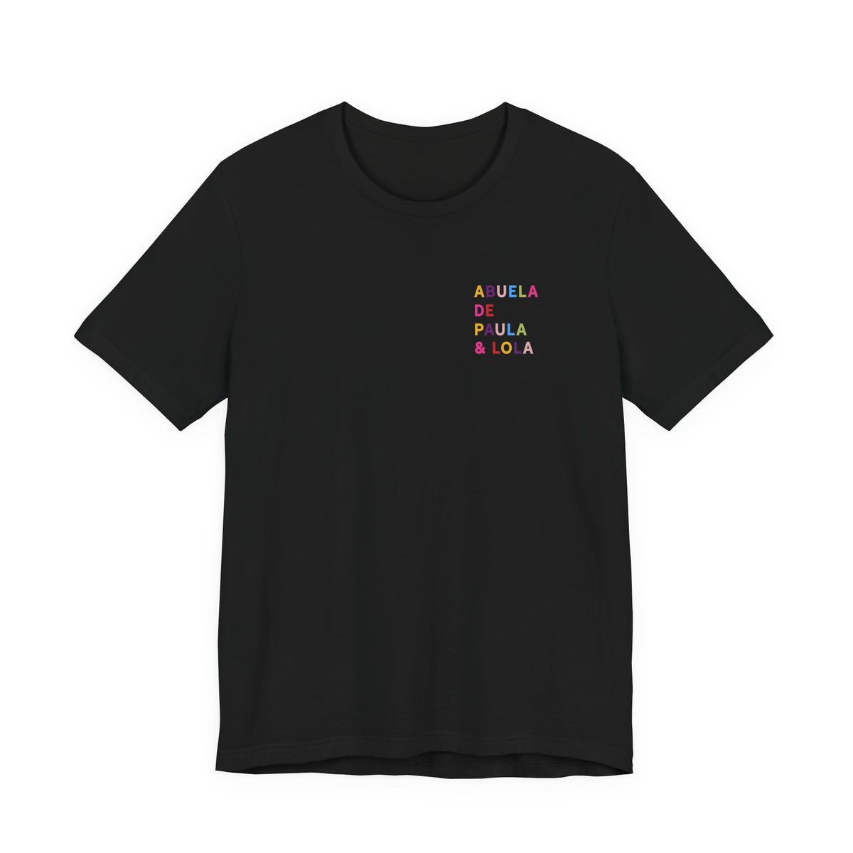 Camiseta Multicolor Abuela Personalizada