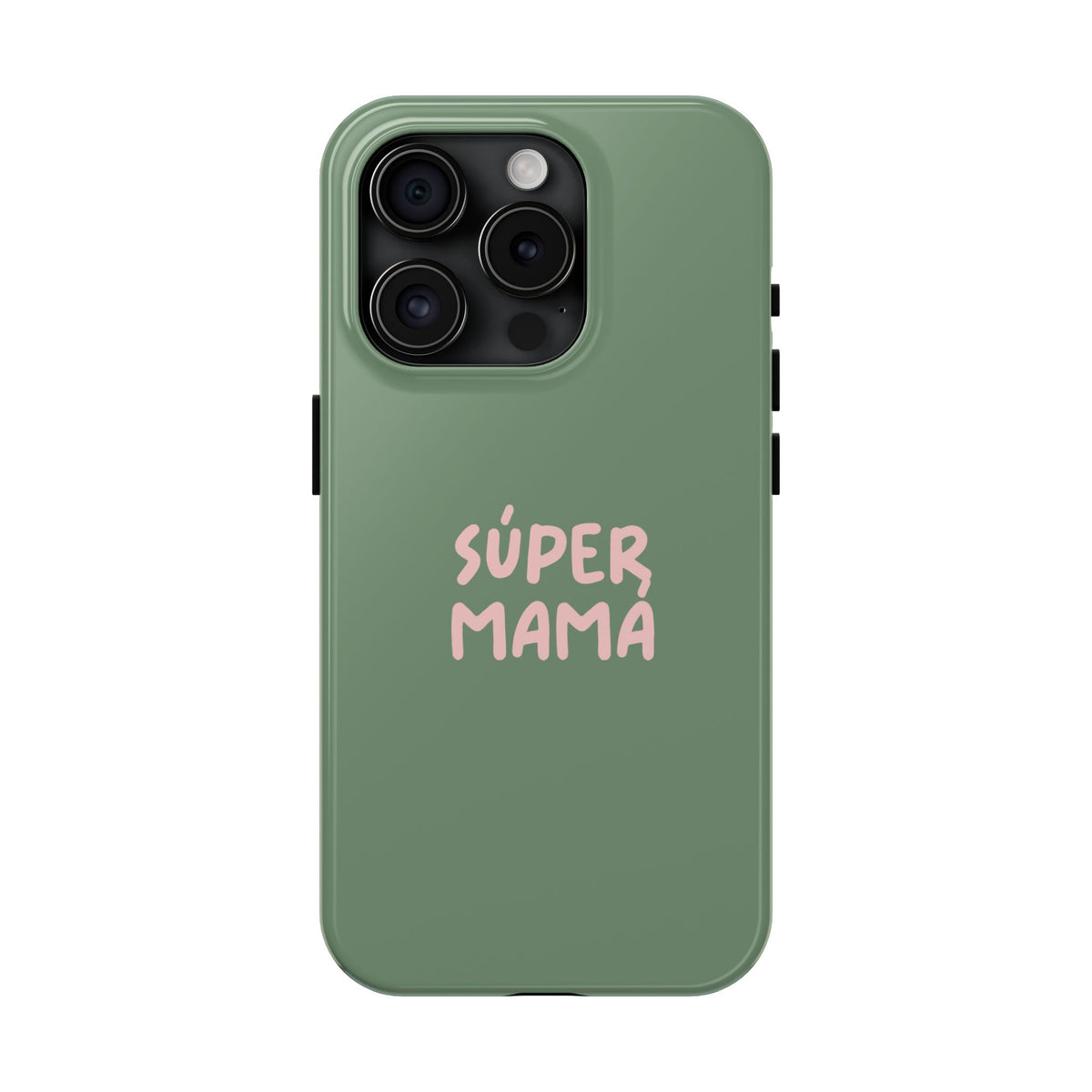 Funda para Teléfono Verde con Texto Personalizado