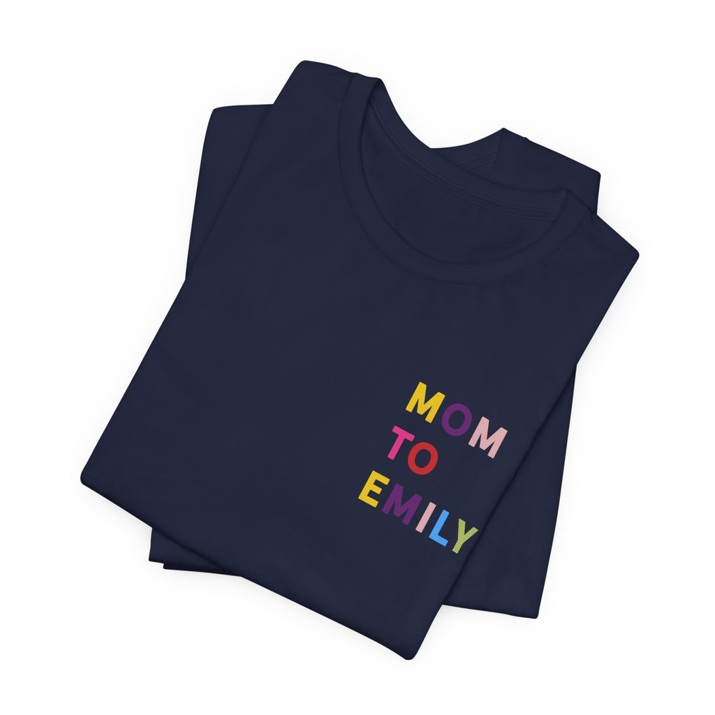 T-Shirt Multicolored name mummy