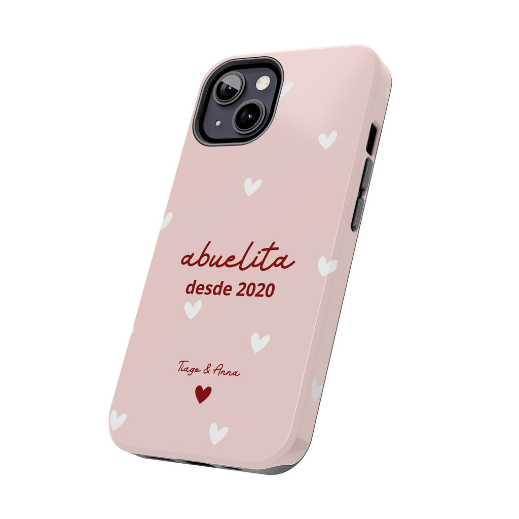 Funda Mamá o Abuelita Personalizada con Fecha y Nombres