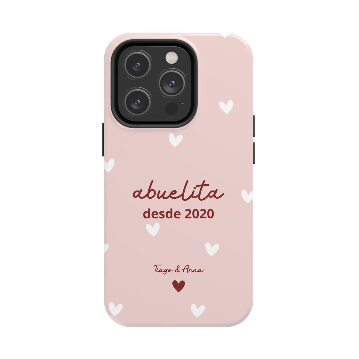 Funda Mamá o Abuelita Personalizada con Fecha y Nombres