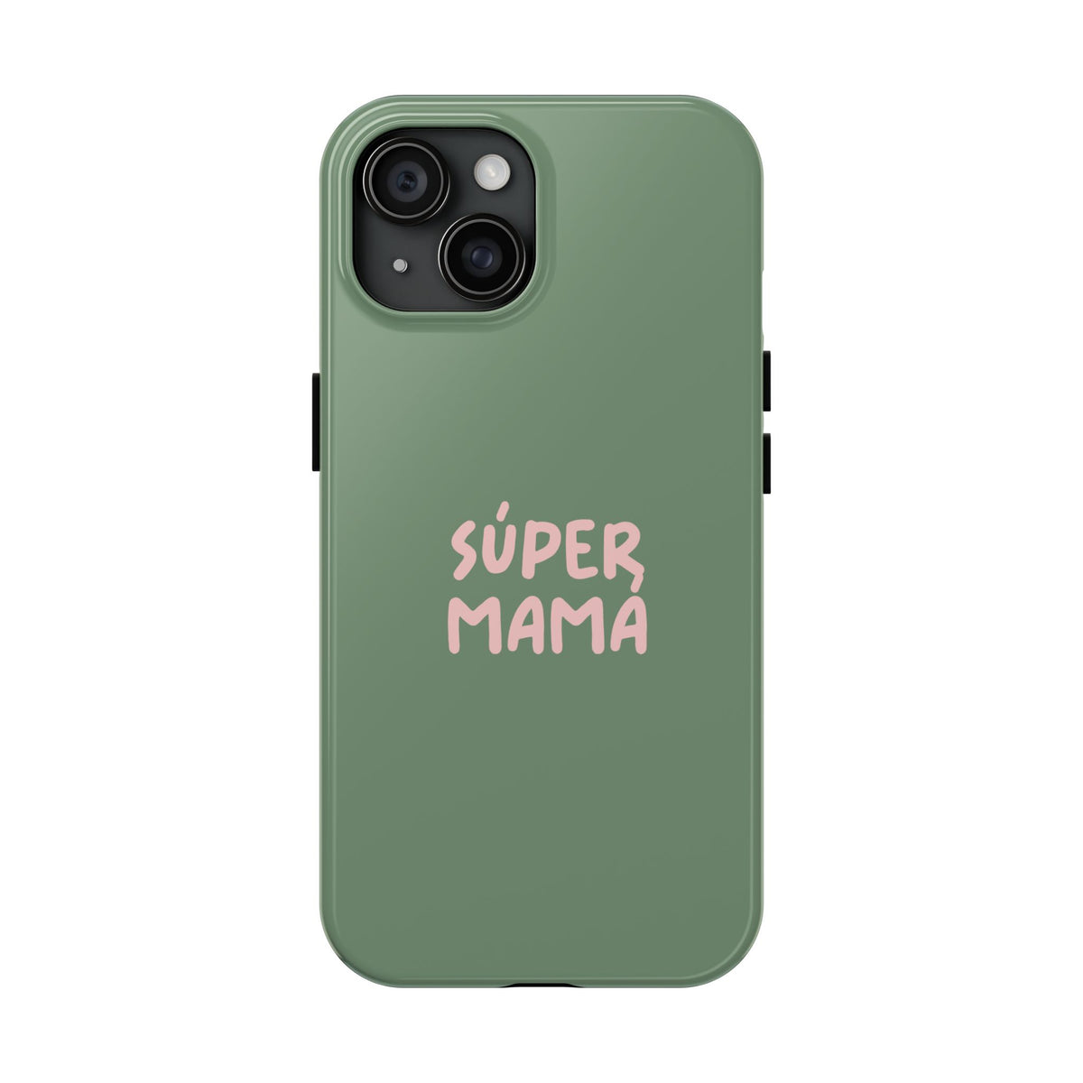 Funda para Teléfono Verde con Texto Personalizado