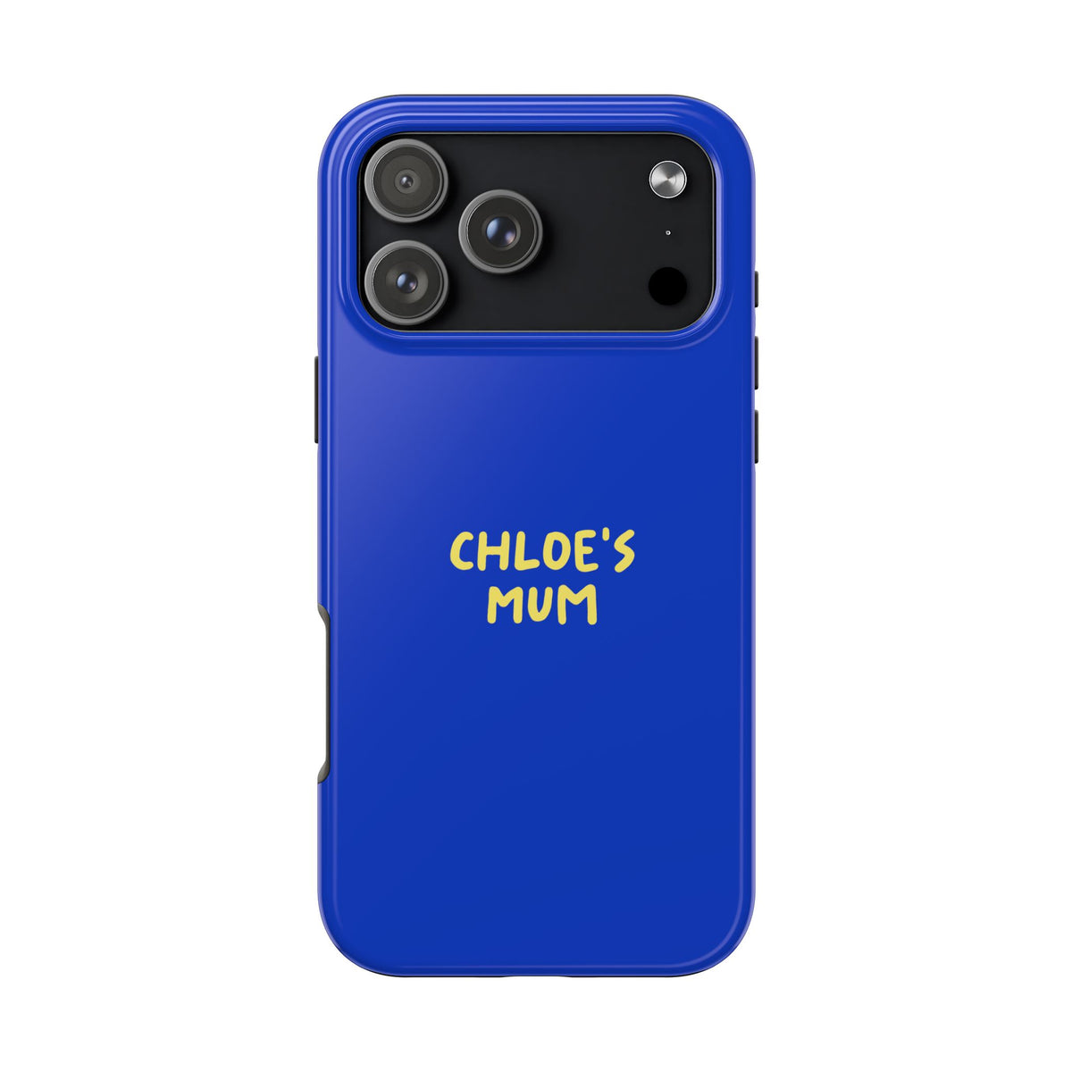 Phone Case Blue color with custom text