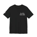T-Shirt Dad Since Date on Heart and First Names on Sleeve