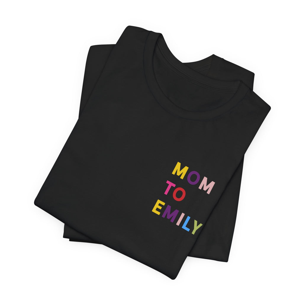 T-Shirt Multicolored name mummy