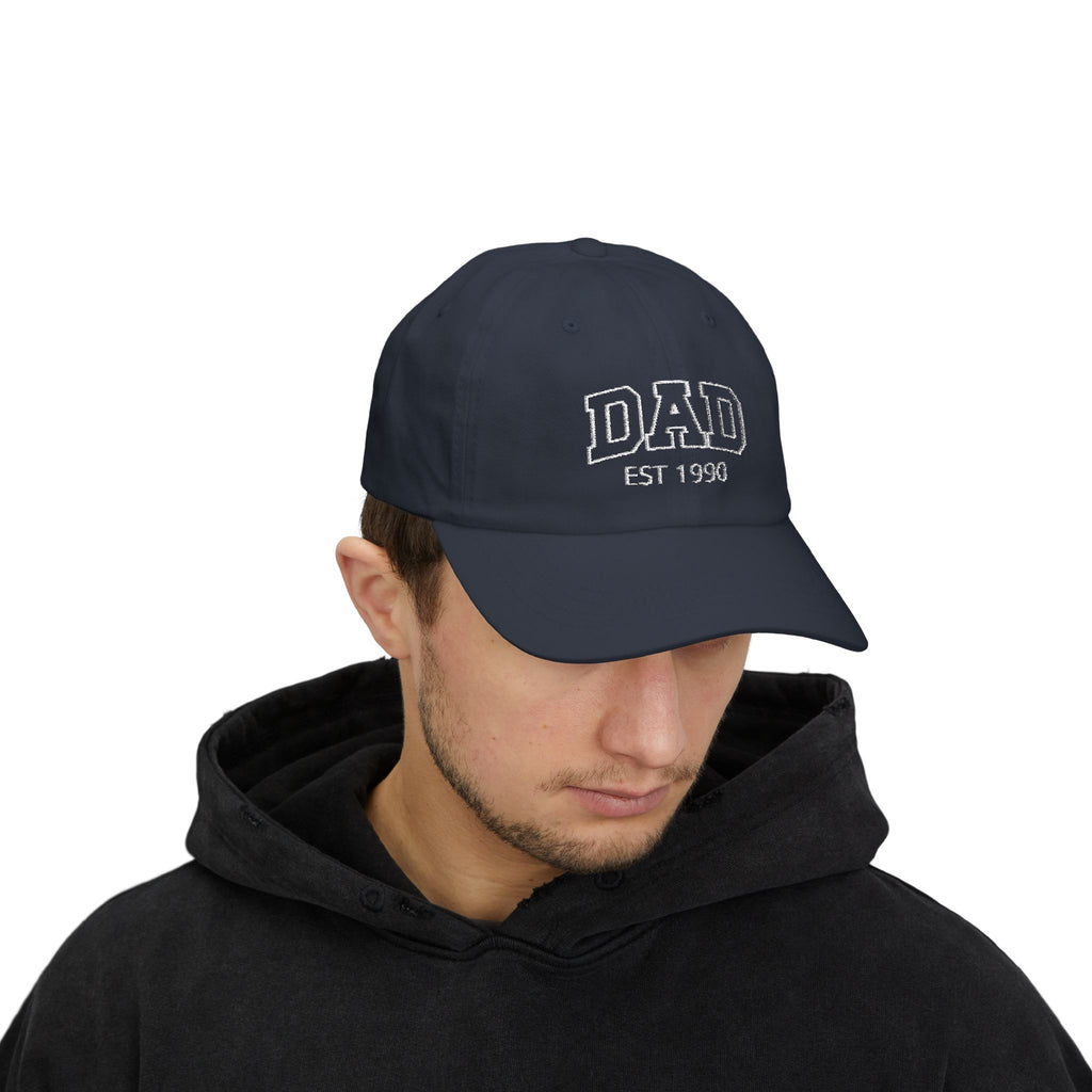 Cap Dad embroidered curved and children's names