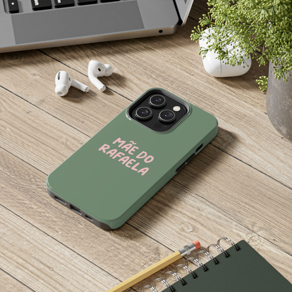 Capinha Verde com Texto Personalizado