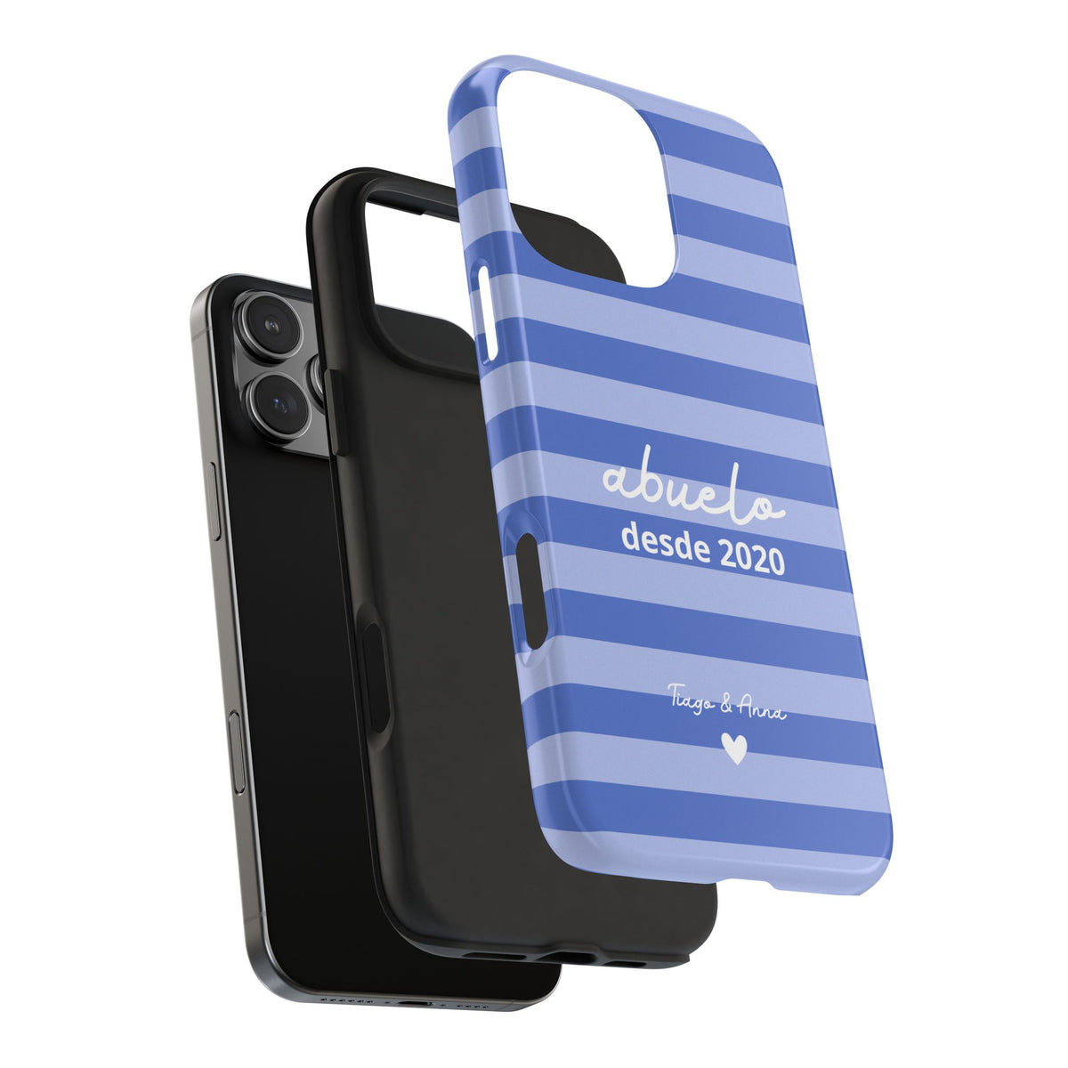 Funda Papá o Abuelo Personalizada con Fecha y Nombres