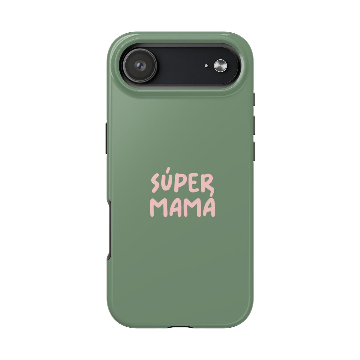 Funda para Teléfono Verde con Texto Personalizado
