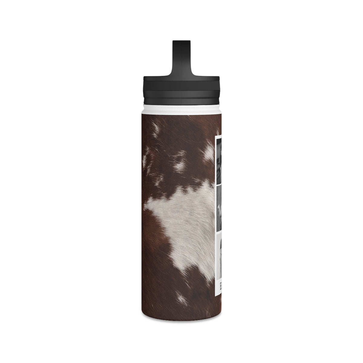 Garrafa de Água com Estampa Animal e Foto Personalizada