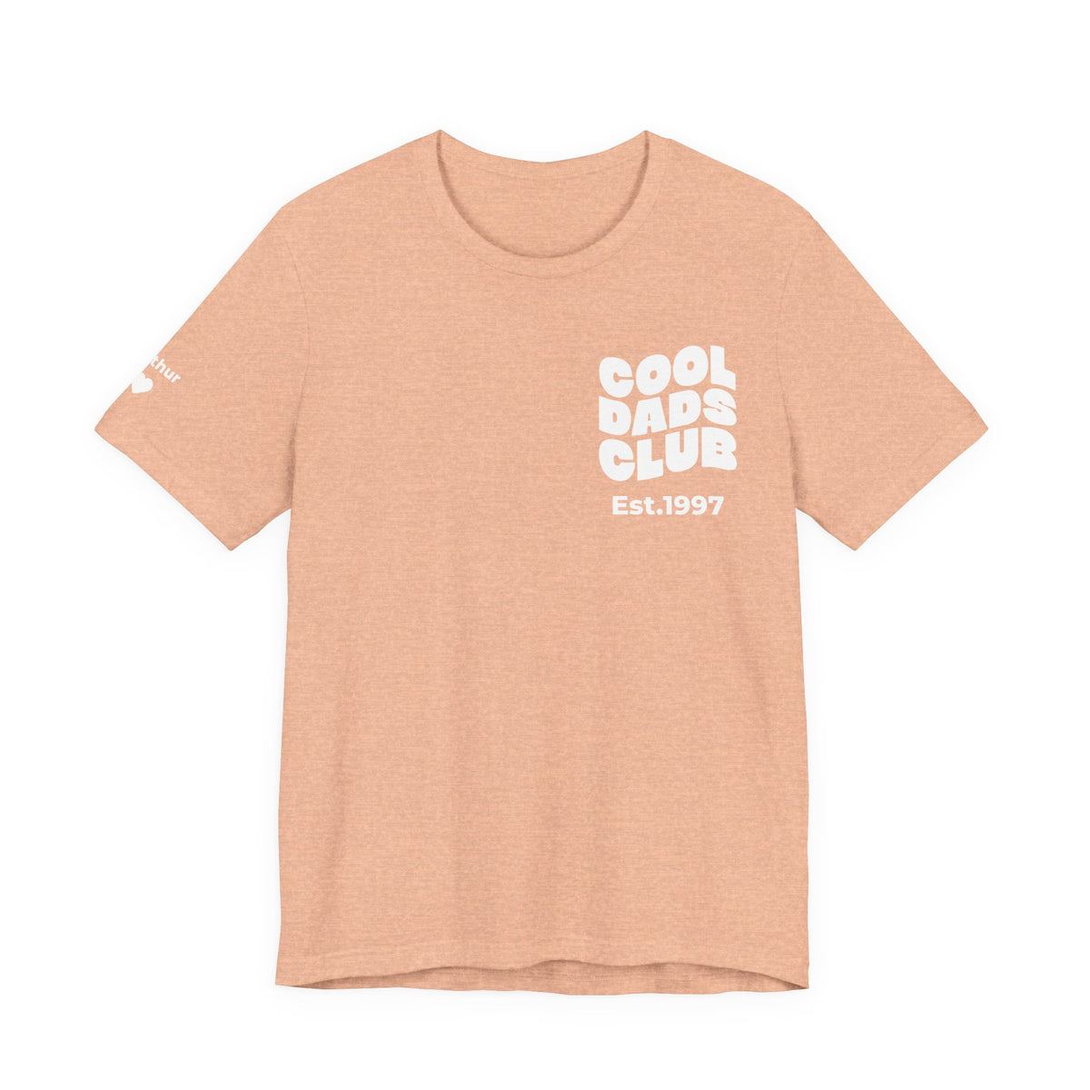T-Shirt Cool Dads club and names on sleeve