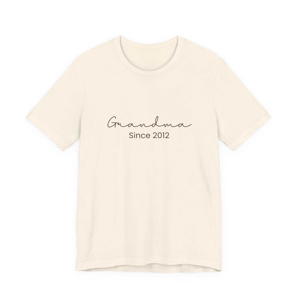 Grandma Since T-Shirt Personalized