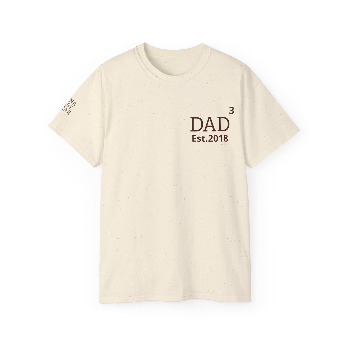 T-Shirt Dad exposant and names of childrens