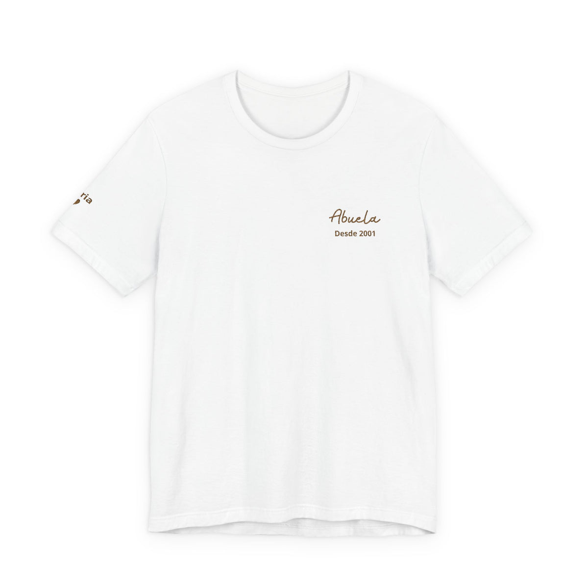 Camiseta Bordada Abuela Desde Personalizada