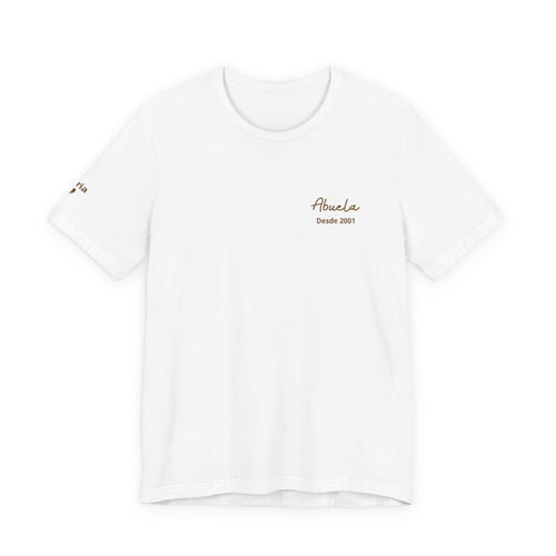Camiseta Bordada Abuela Desde Personalizada