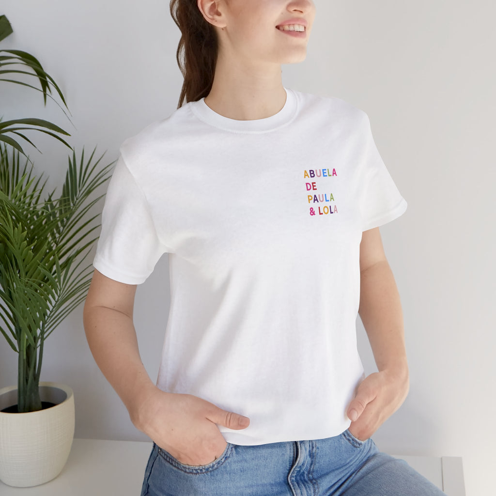 Camiseta Multicolor Abuela Personalizada