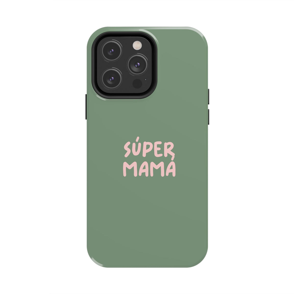 Funda para Teléfono Verde con Texto Personalizado