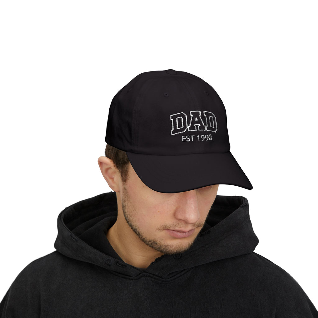 Cap Dad embroidered curved and children's names