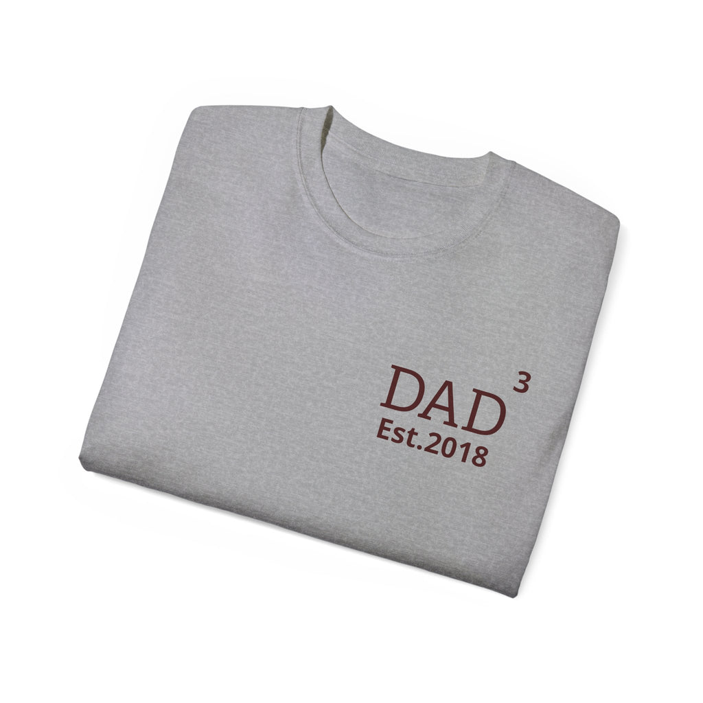 T-Shirt Dad exposant and names of childrens
