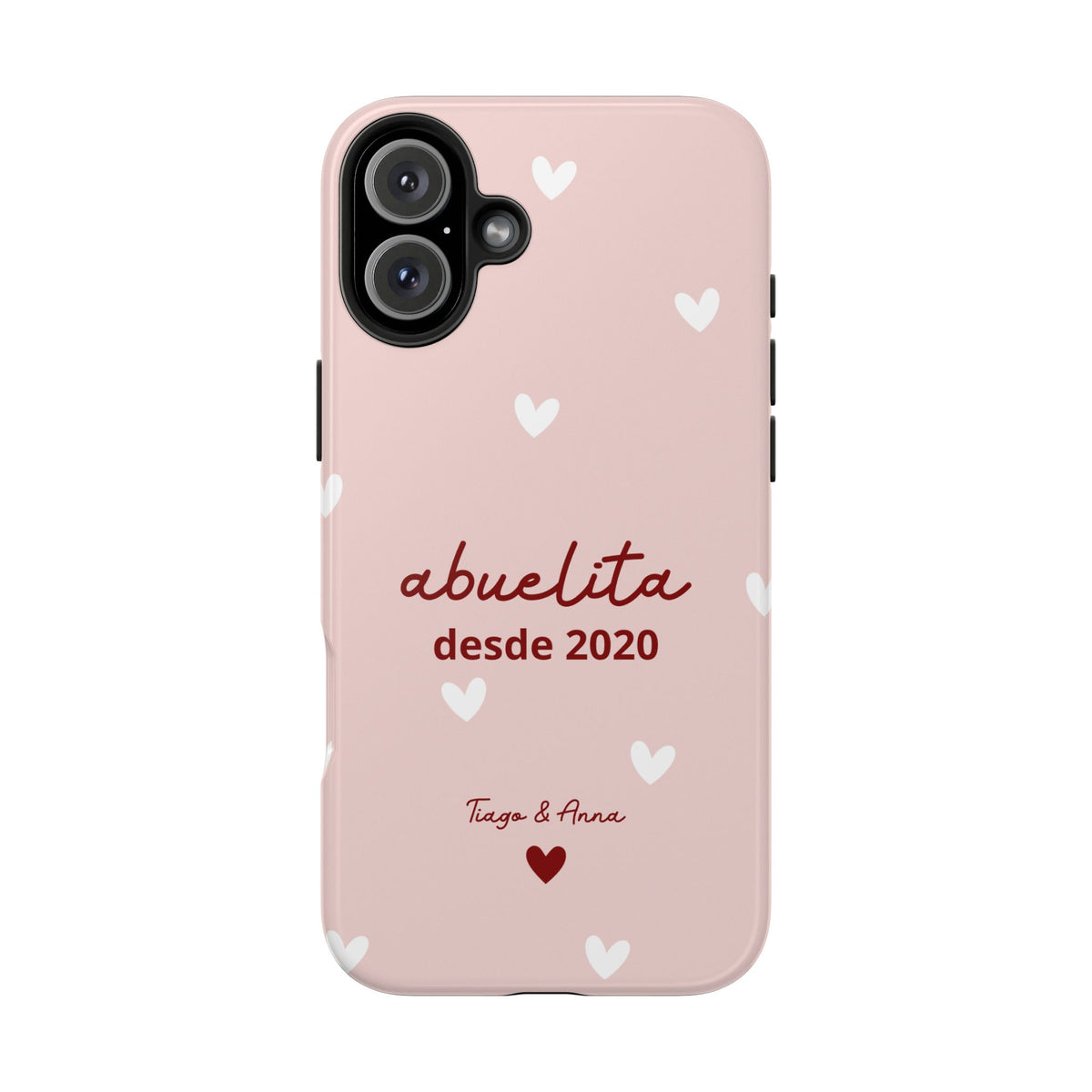 Funda Mamá o Abuelita Personalizada con Fecha y Nombres