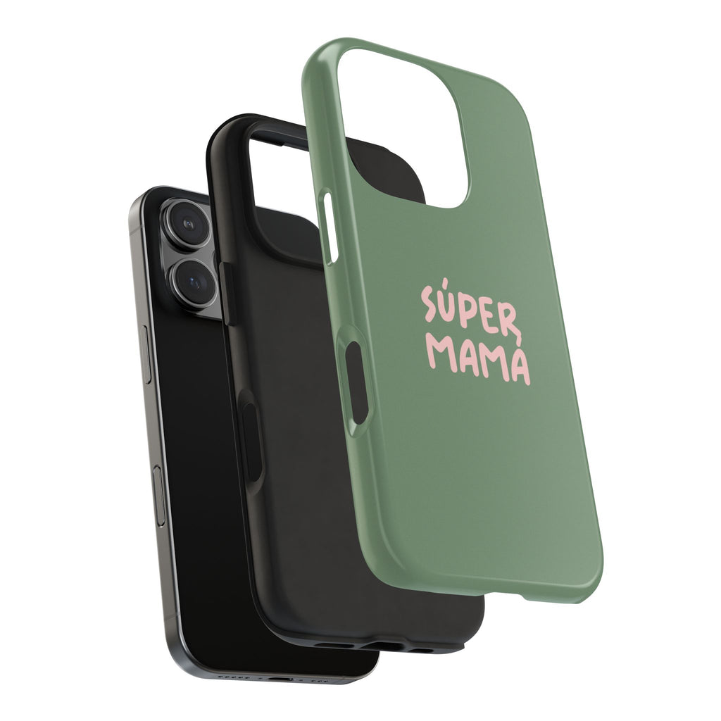 Funda para Teléfono Verde con Texto Personalizado