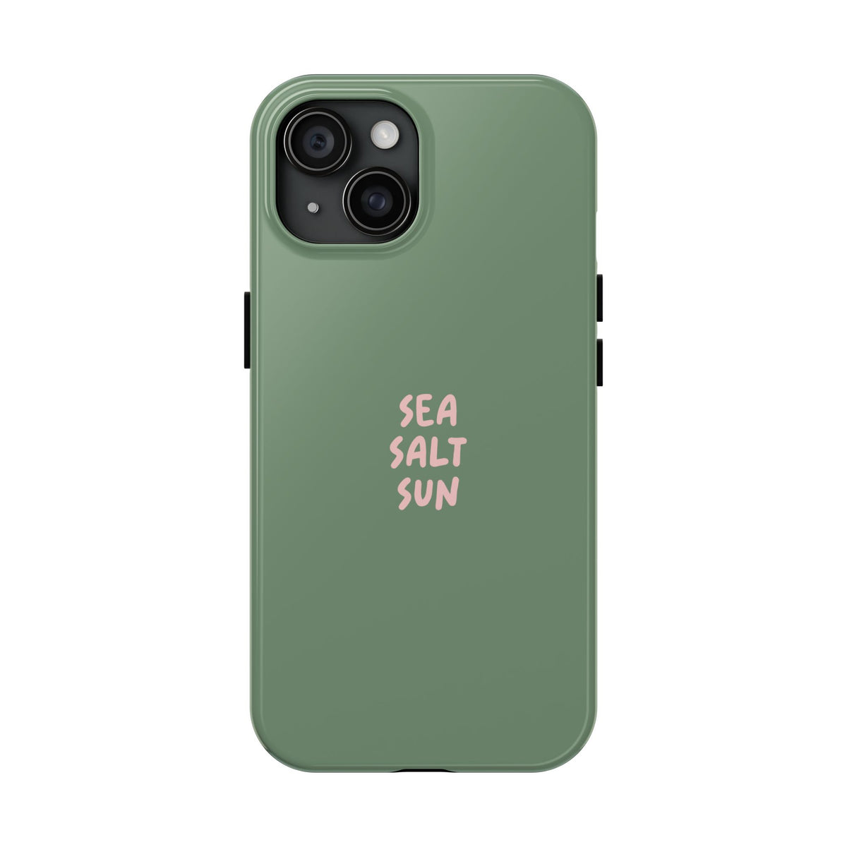 Phone Case Green color with custom text