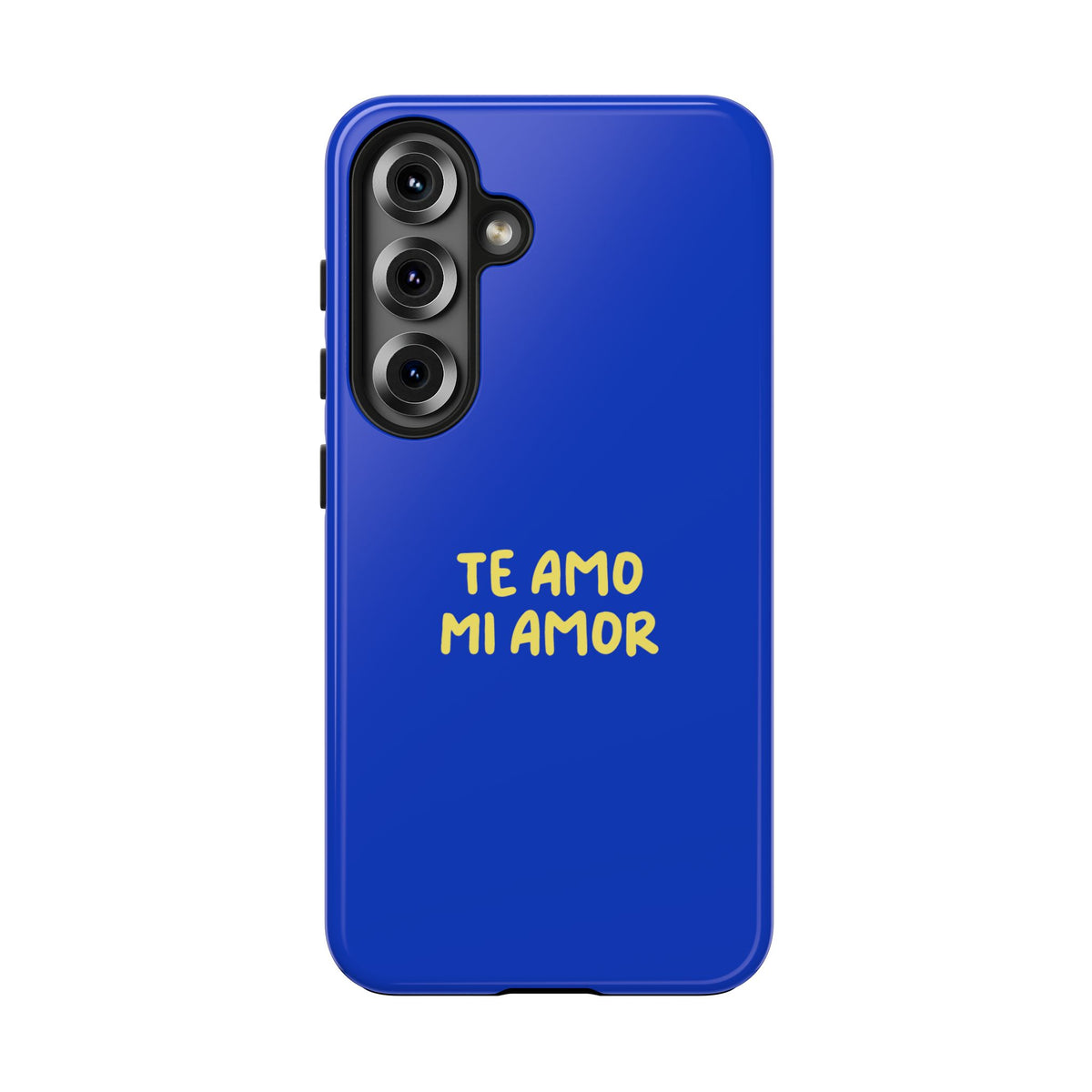 Funda para Teléfono Azul con Texto Personalizado