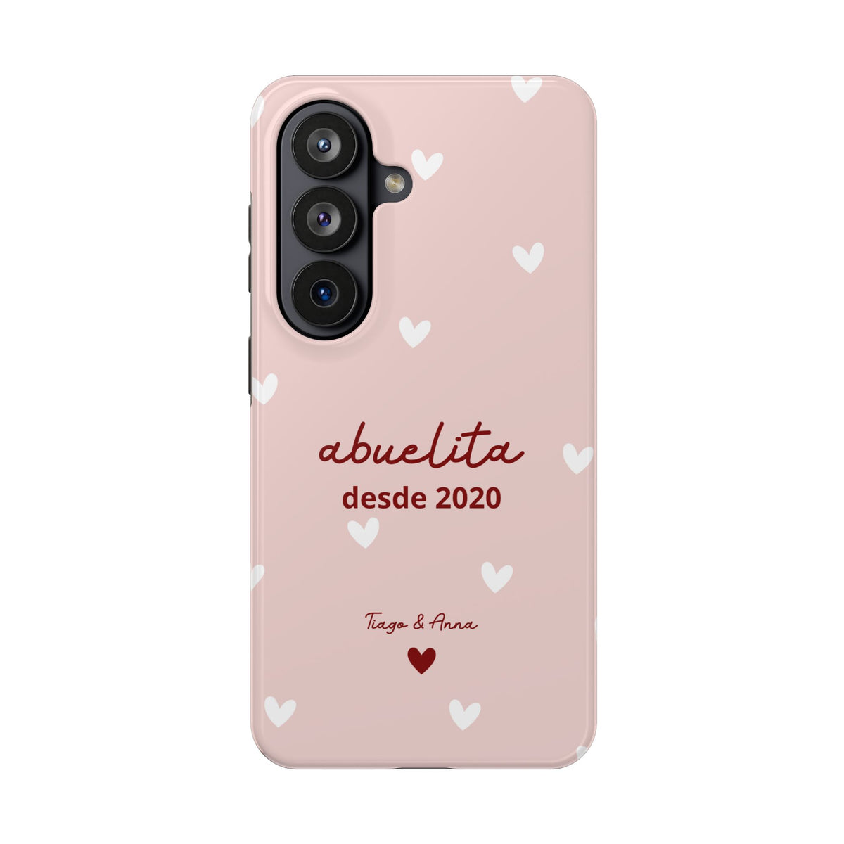 Funda Mamá o Abuelita Personalizada con Fecha y Nombres