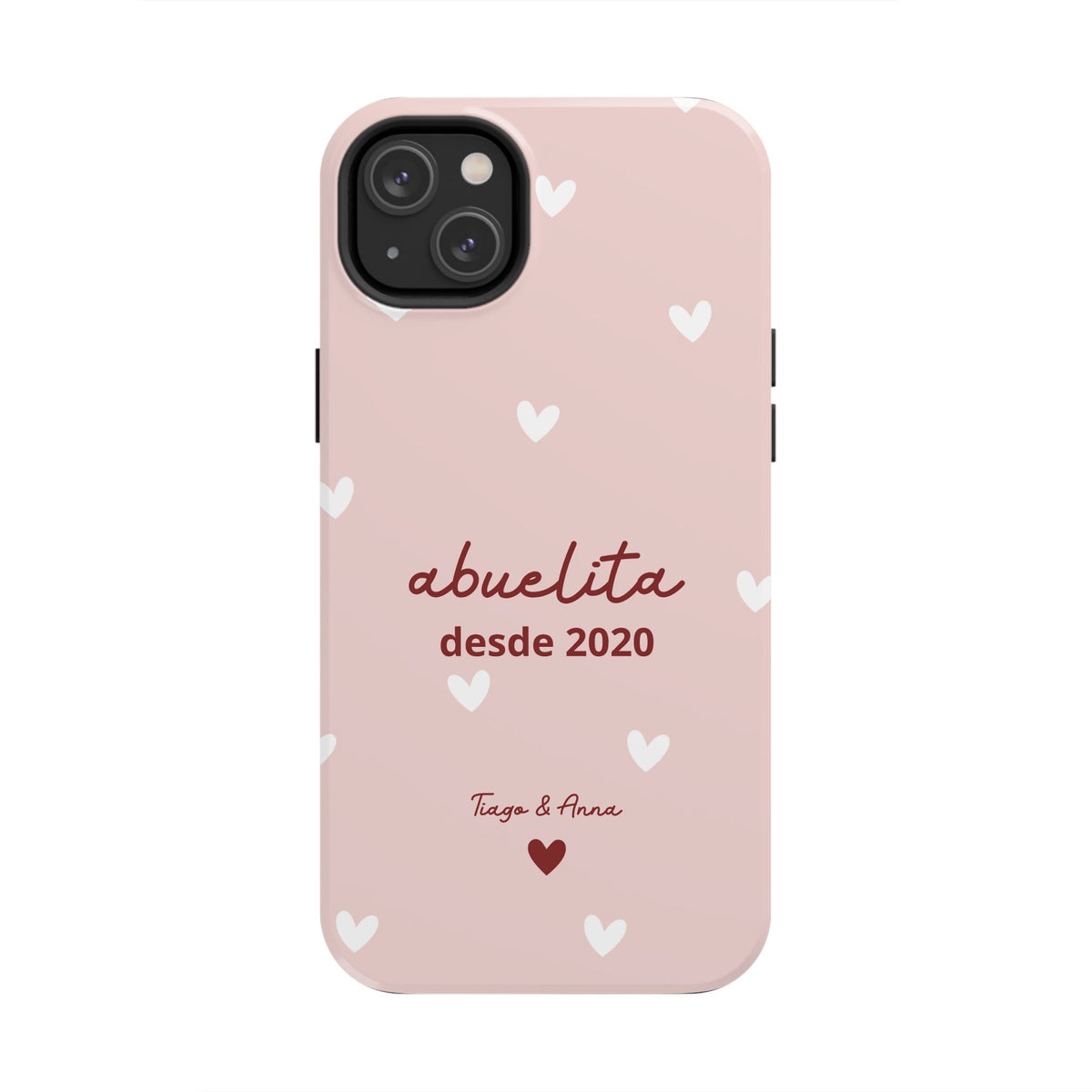 Funda Mamá o Abuelita Personalizada con Fecha y Nombres