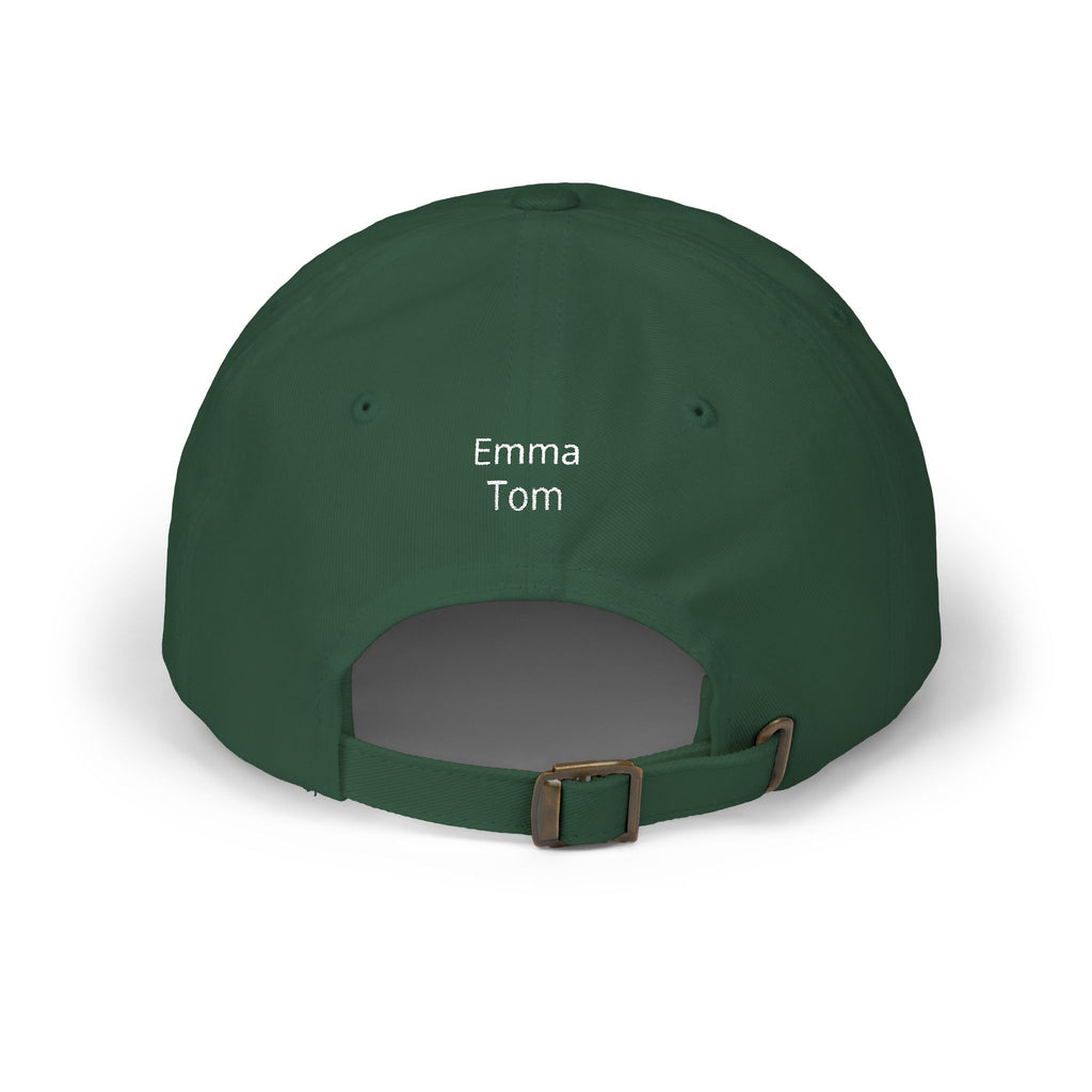 Cap Dad embroidered curved and children's names