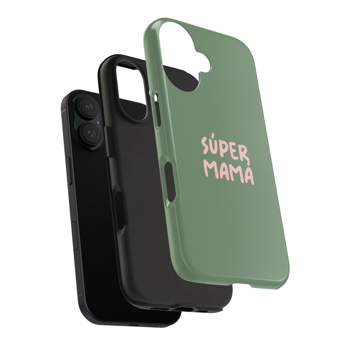 Funda para Teléfono Verde con Texto Personalizado