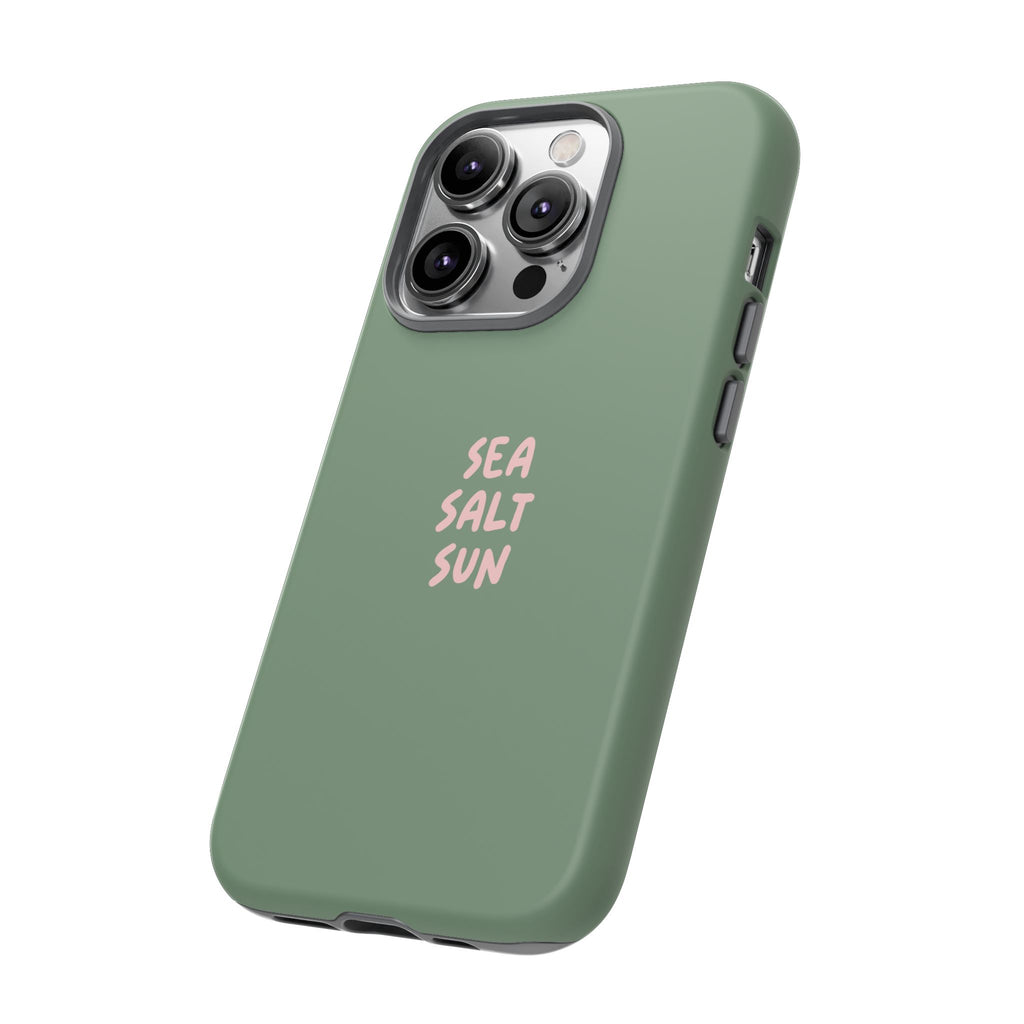 Phone Case Green color with custom text