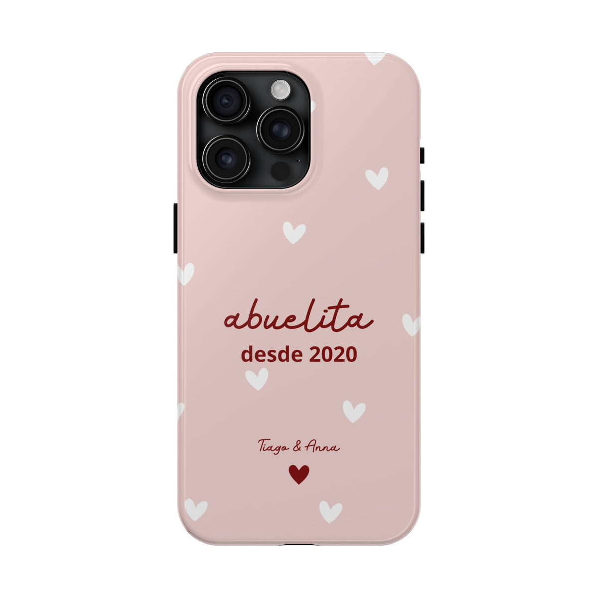 Funda Mamá o Abuelita Personalizada con Fecha y Nombres