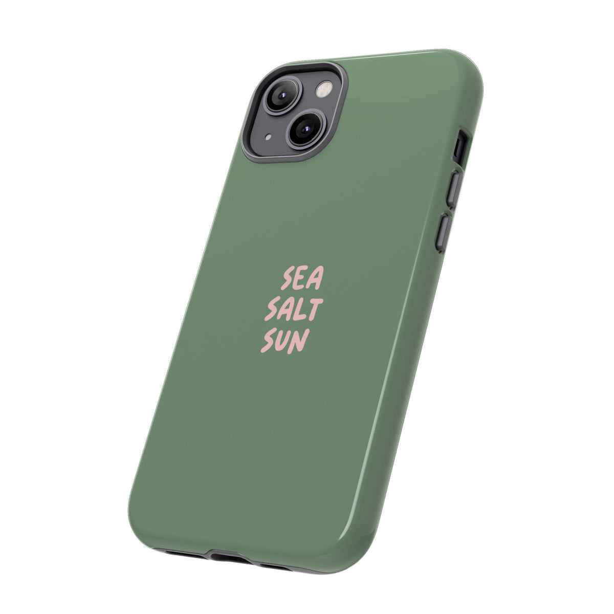 Phone Case Green color with custom text