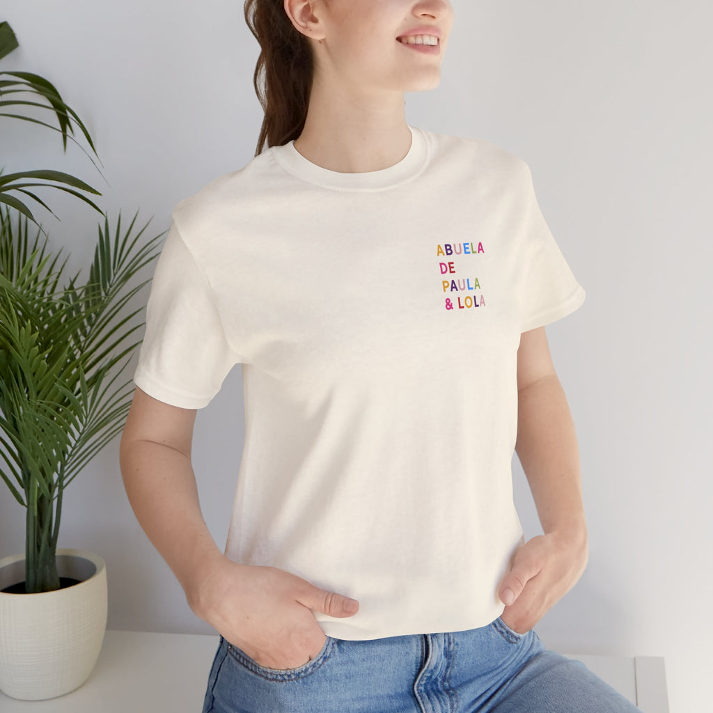 Camiseta Multicolor Abuela Personalizada