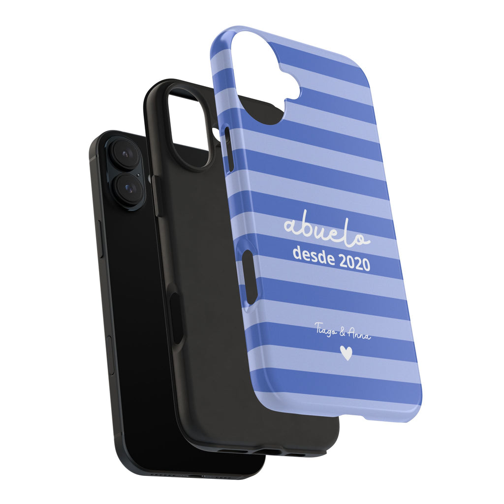 Funda Papá o Abuelo Personalizada con Fecha y Nombres