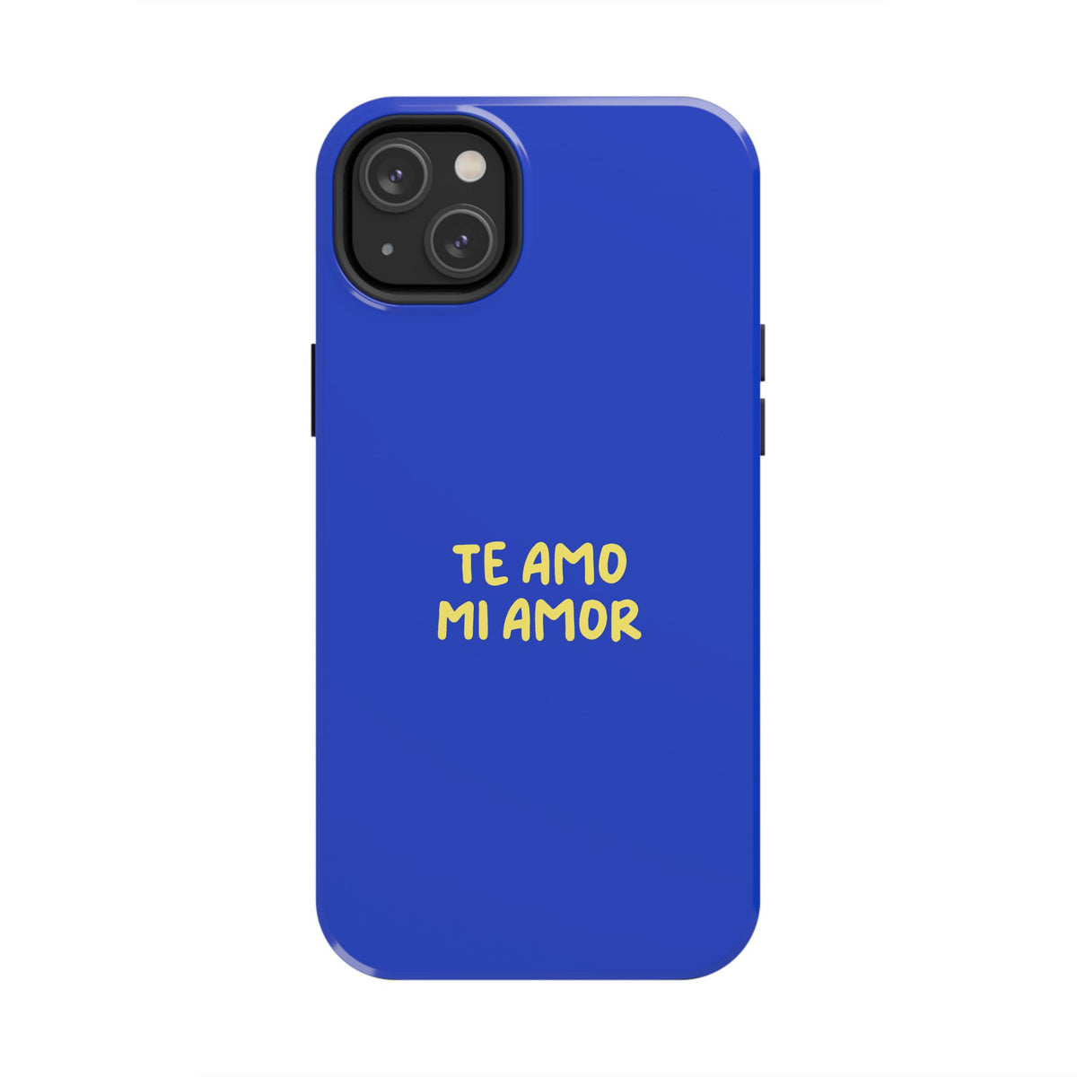 Funda para Teléfono Azul con Texto Personalizado