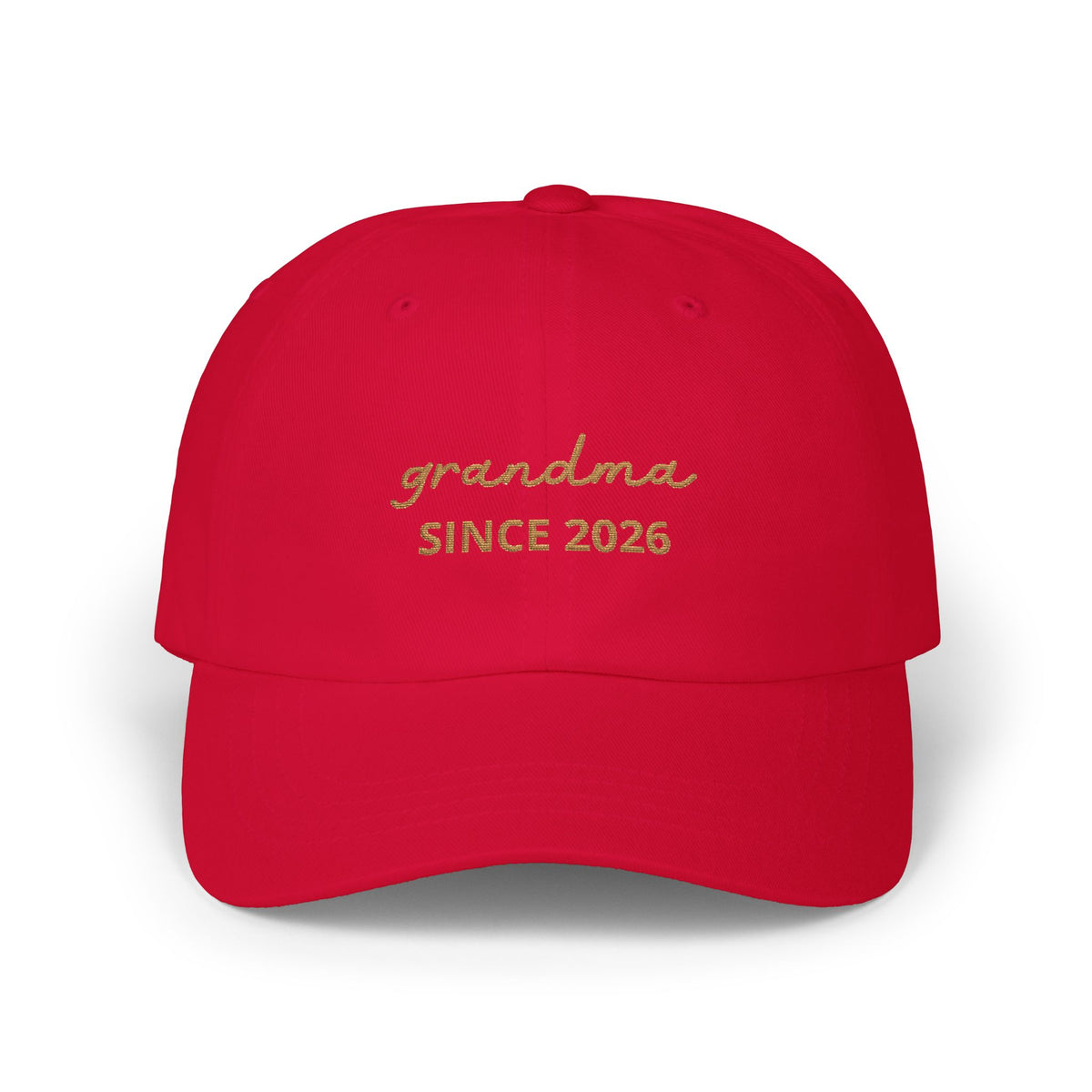 Cap Grandma Since Embroidered Date
