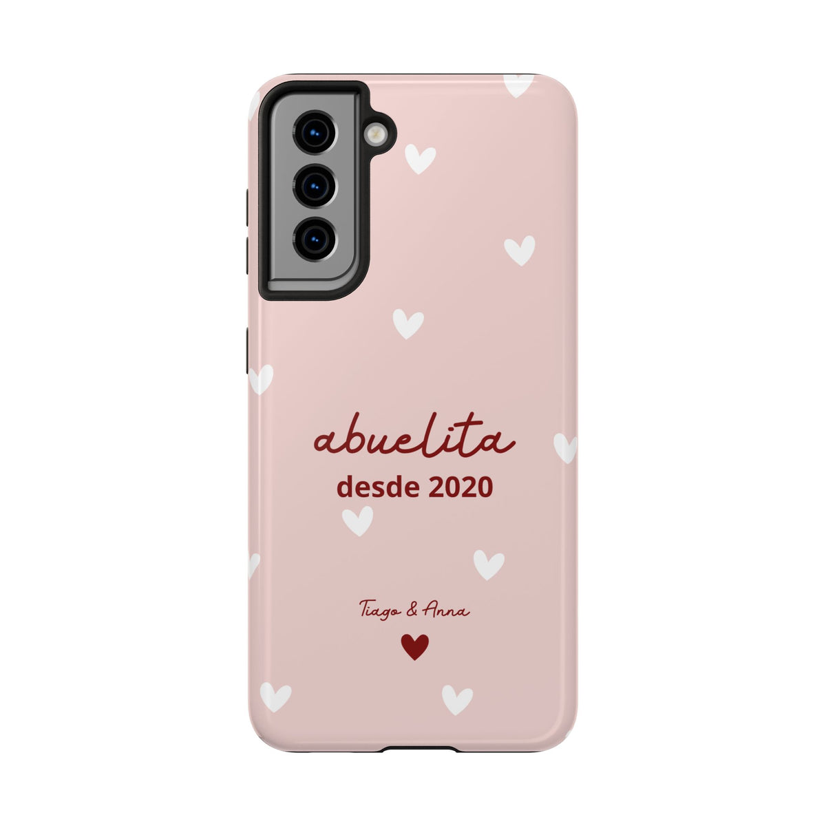 Funda Mamá o Abuelita Personalizada con Fecha y Nombres