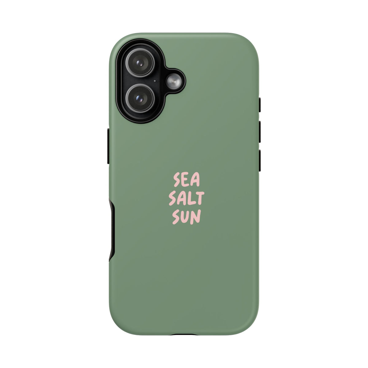 Phone Case Green color with custom text
