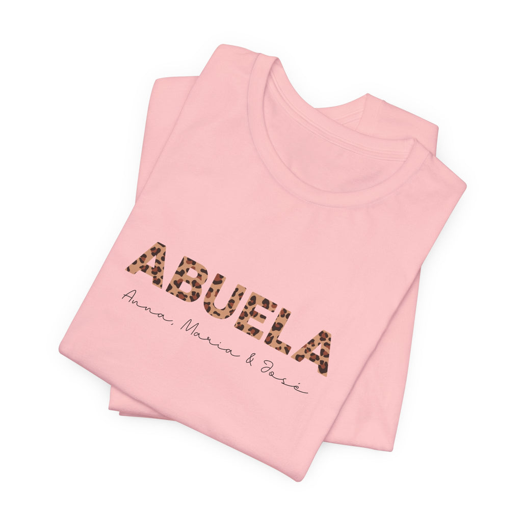 Camiseta Leopard Abuela Personalizada