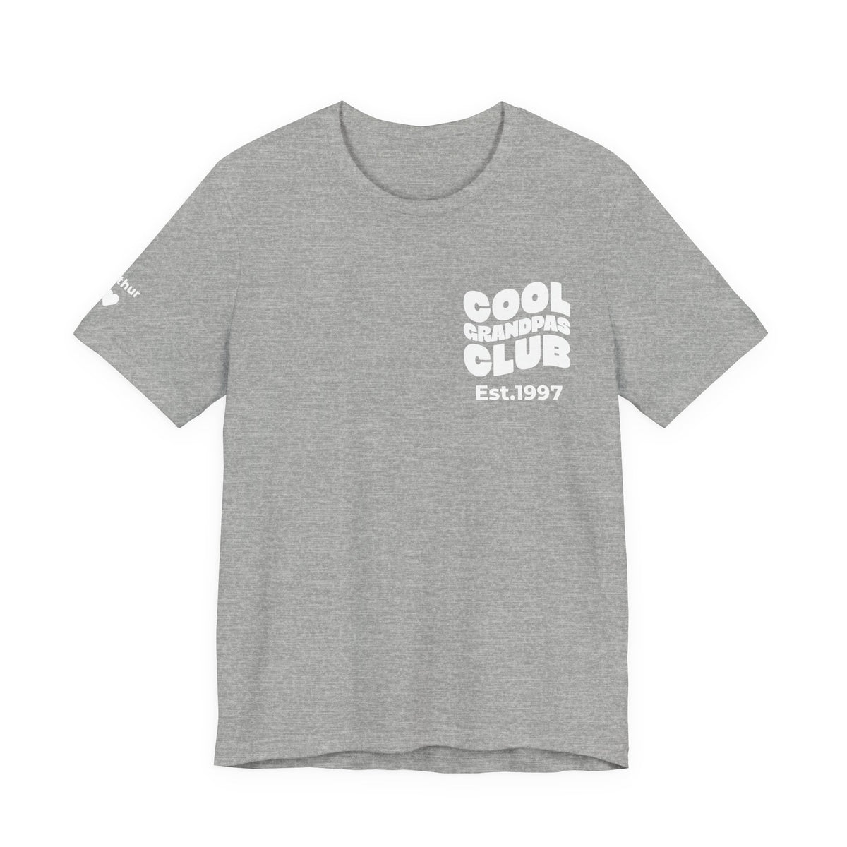 T-Shirt Cool Grandpas Club & Sleeve Names