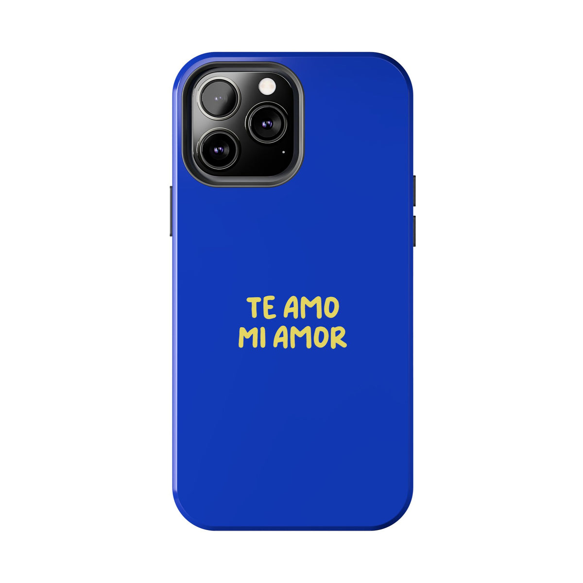 Funda para Teléfono Azul con Texto Personalizado
