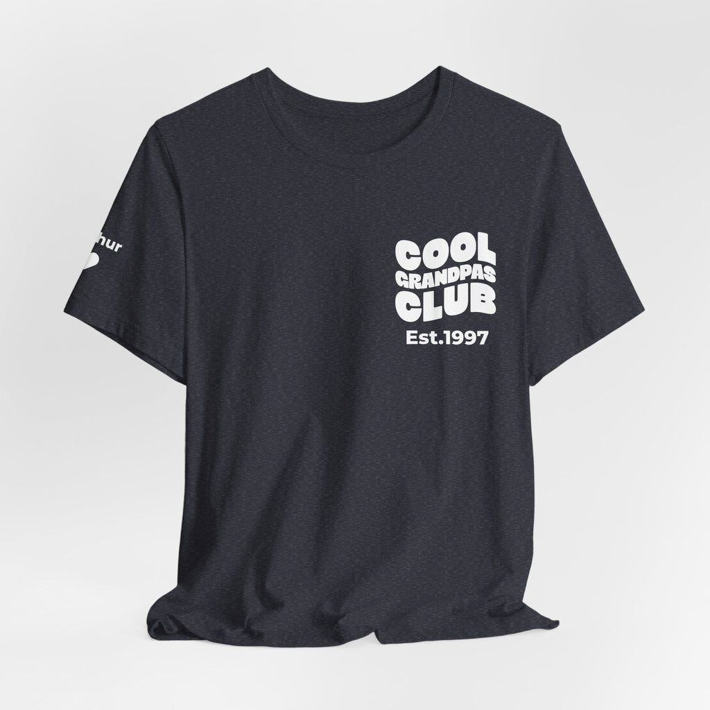 T-Shirt Cool Grandpas Club & Sleeve Names
