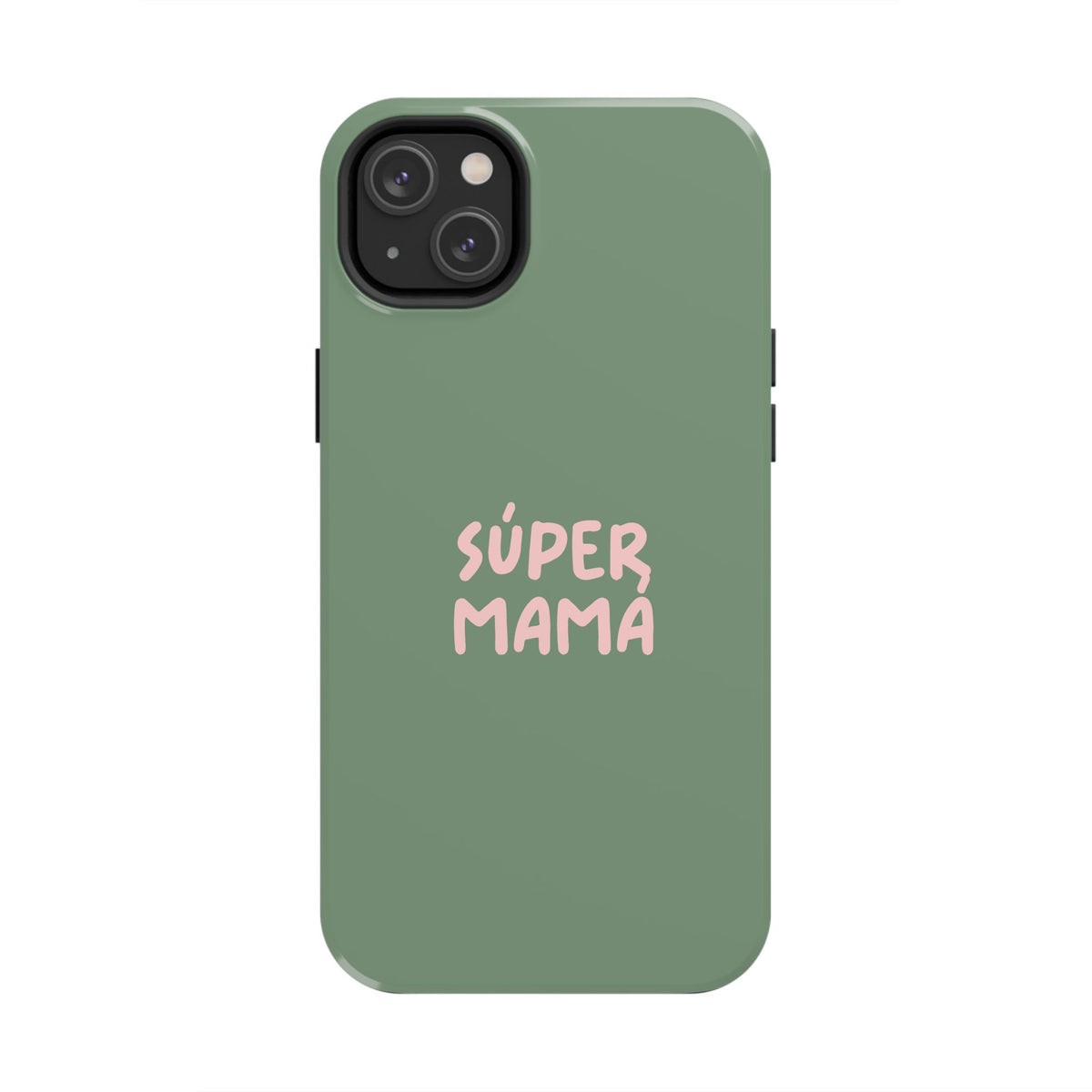 Funda para Teléfono Verde con Texto Personalizado